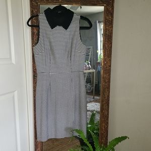Checkerd Colar Dress